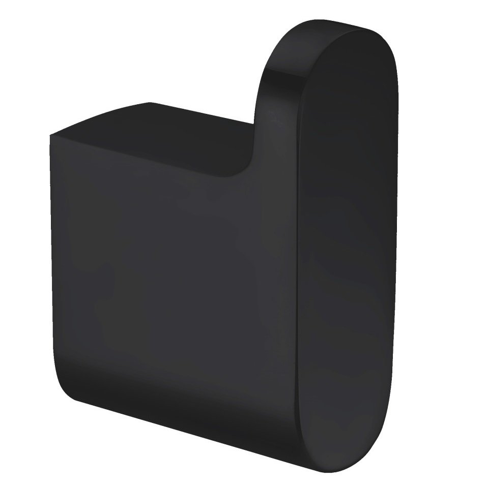Matte Black Round Robe Hook 3060B