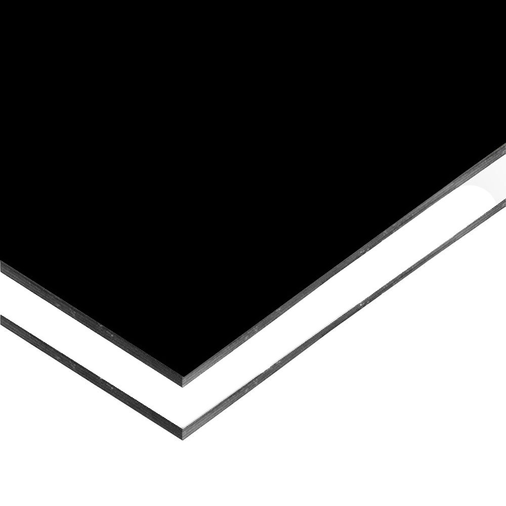 Aluminium Composite Panel BLACK + WHITE 0.21