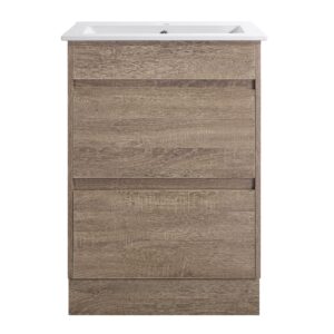 TOLO WOOD OAK FLOOR STANDING VANITY 900MM