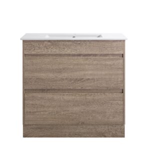 TOLO WOOD OAK FLOOR STANDING VANITY 900MM