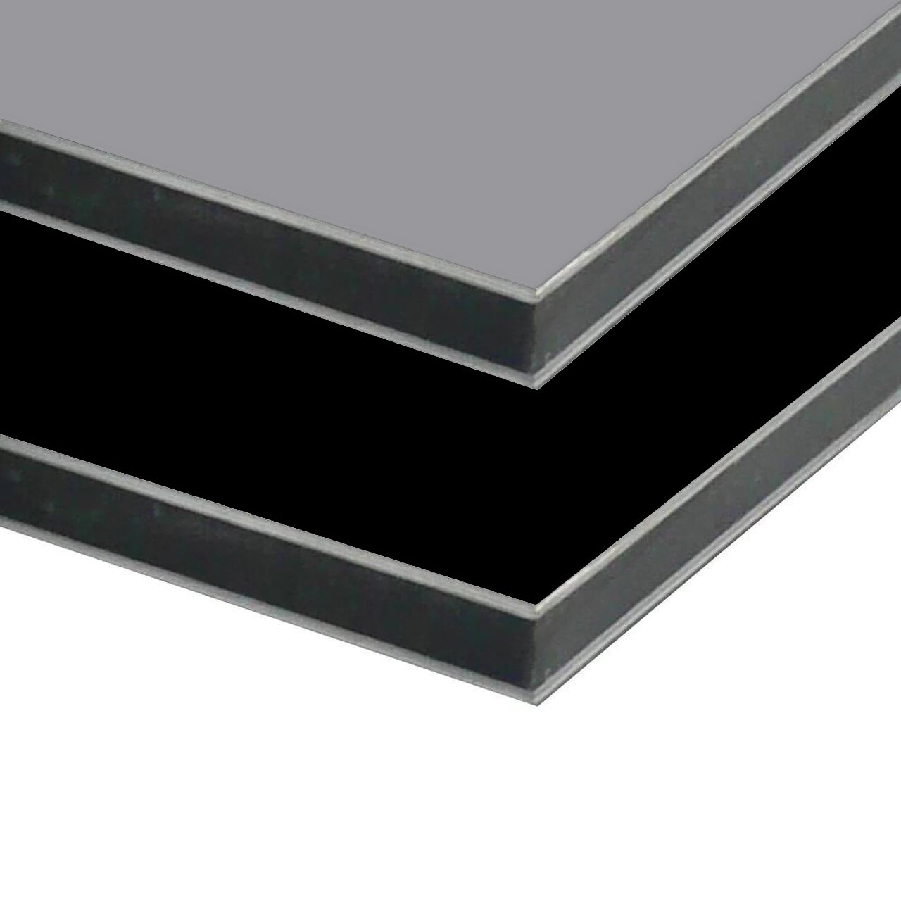 Aluminium Composite Panel GREY + WHITE 0.21